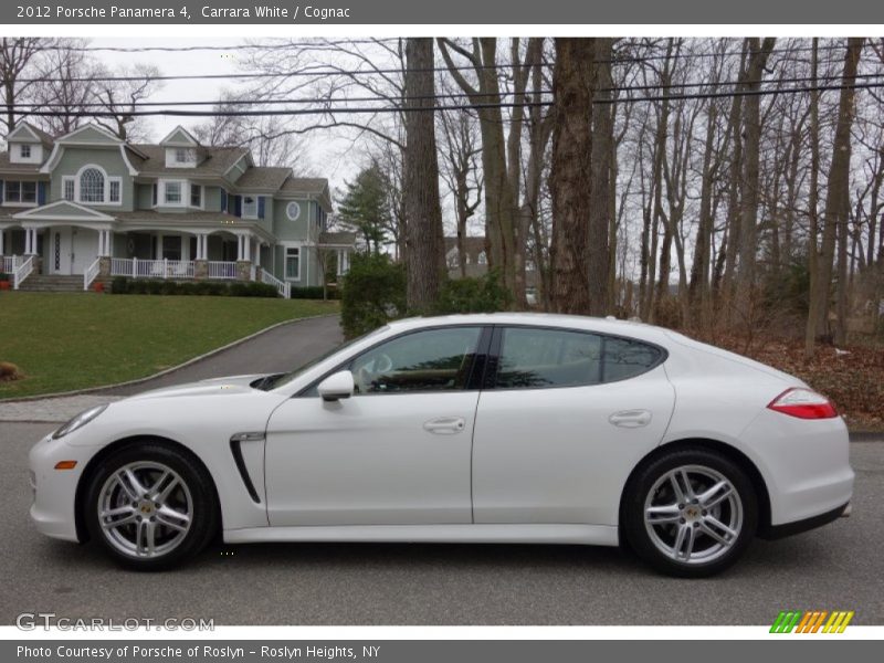 Carrara White / Cognac 2012 Porsche Panamera 4