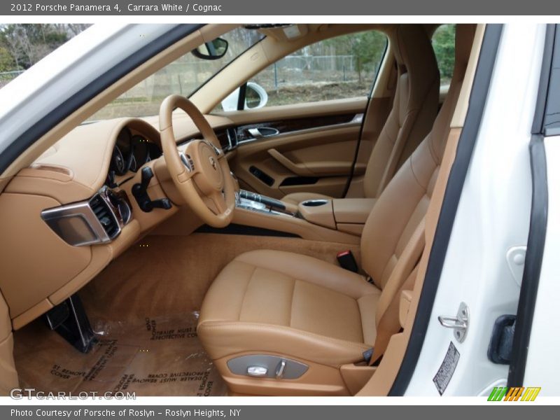 Carrara White / Cognac 2012 Porsche Panamera 4