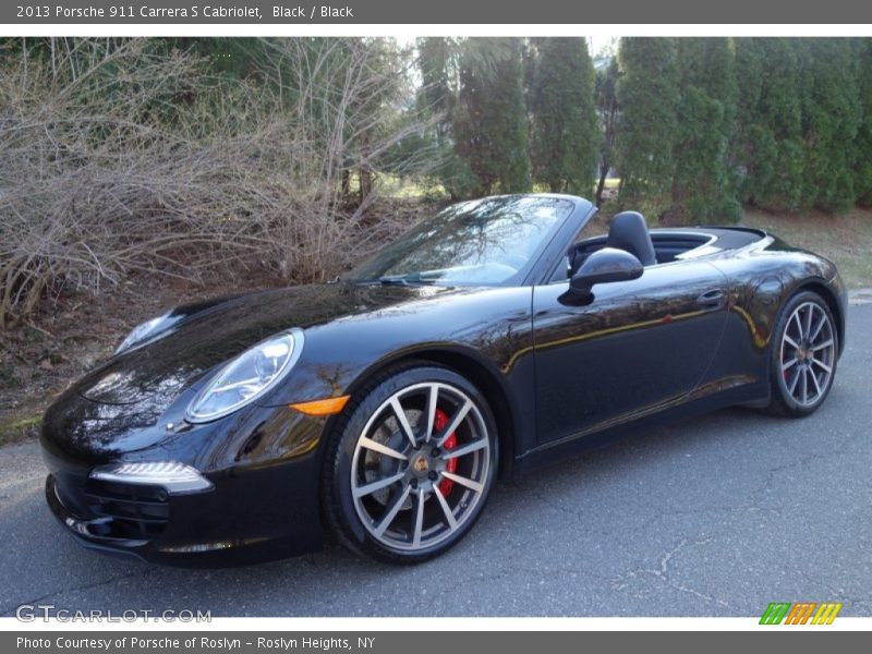 Black / Black 2013 Porsche 911 Carrera S Cabriolet