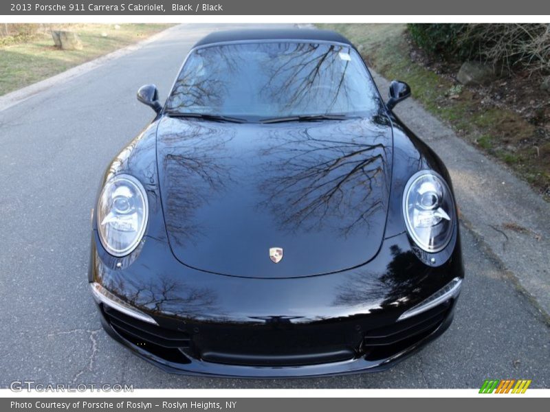 Black / Black 2013 Porsche 911 Carrera S Cabriolet