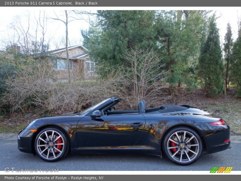 Black / Black 2013 Porsche 911 Carrera S Cabriolet