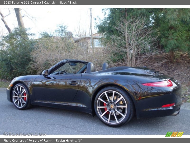 Black / Black 2013 Porsche 911 Carrera S Cabriolet