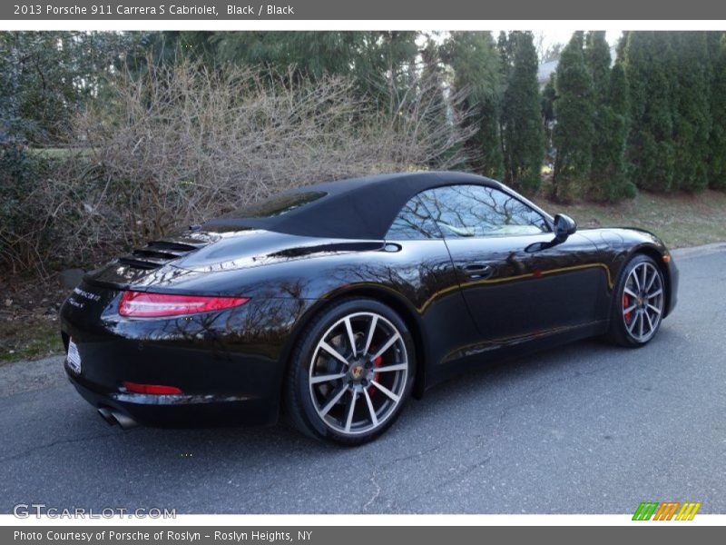 Black / Black 2013 Porsche 911 Carrera S Cabriolet