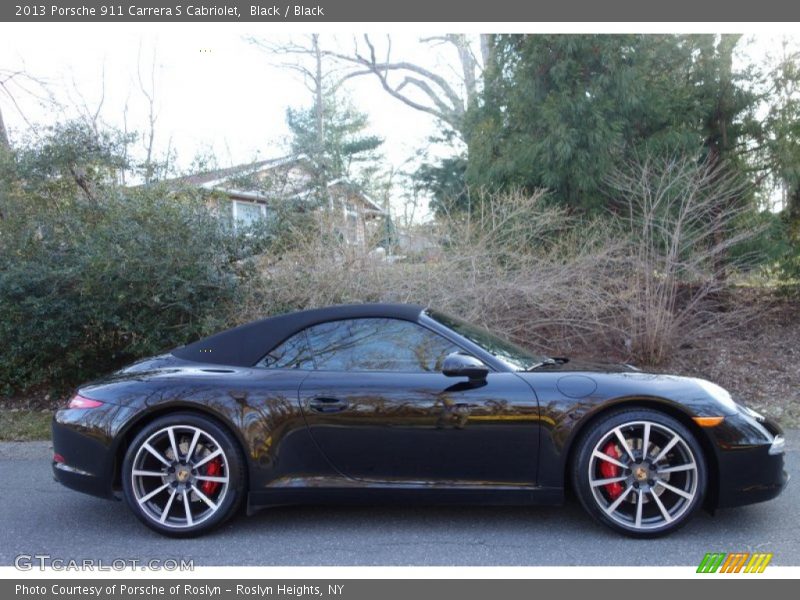 Black / Black 2013 Porsche 911 Carrera S Cabriolet
