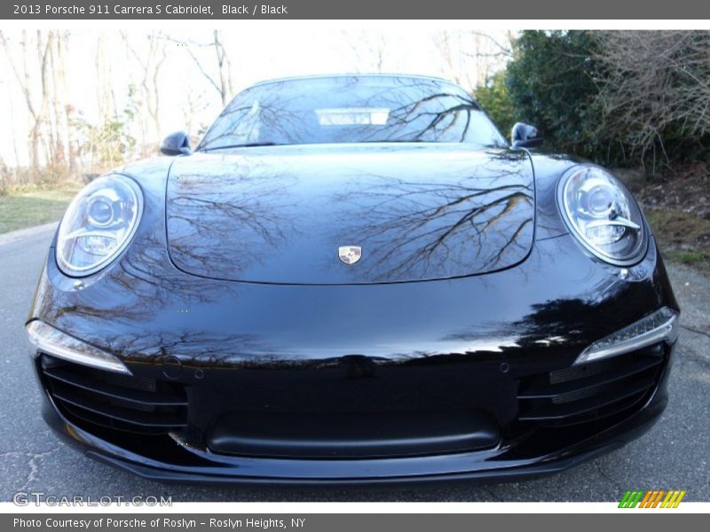 Black / Black 2013 Porsche 911 Carrera S Cabriolet