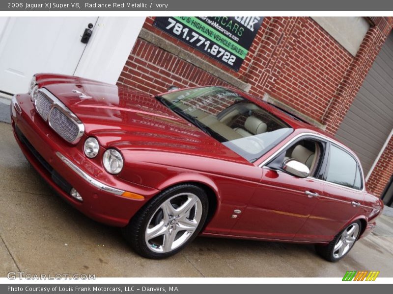 Radiance Red Metallic / Ivory 2006 Jaguar XJ Super V8