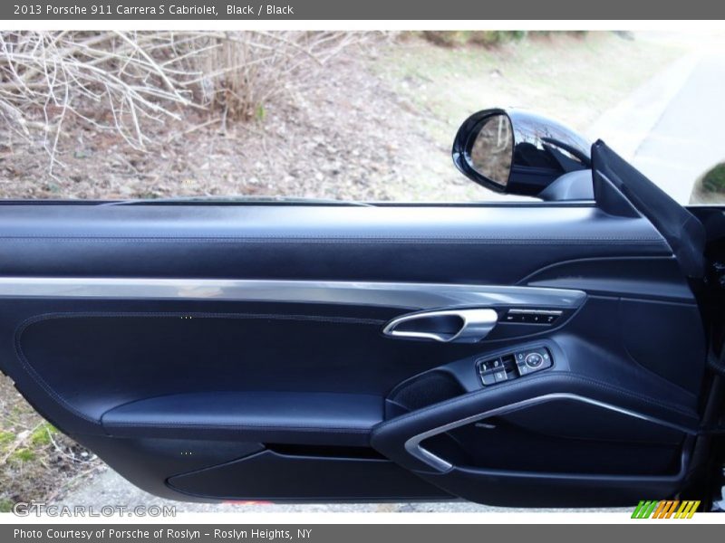 Black / Black 2013 Porsche 911 Carrera S Cabriolet
