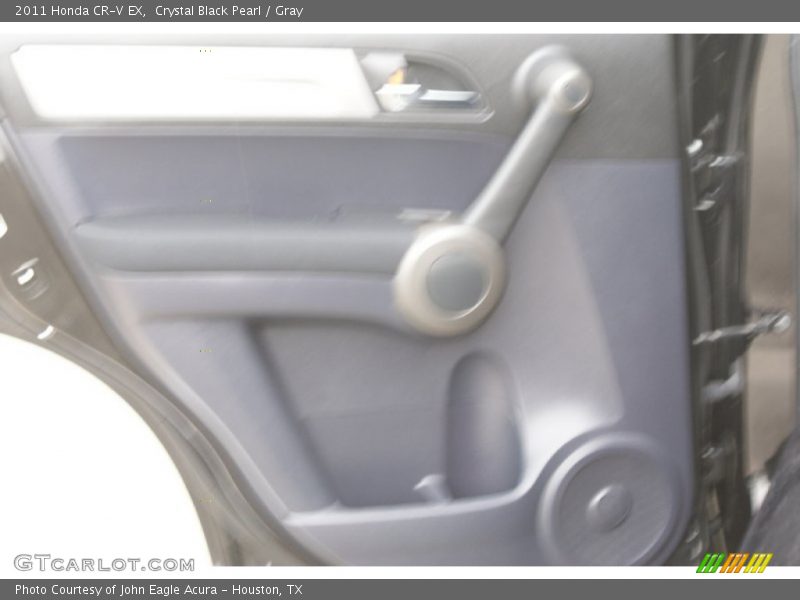 Crystal Black Pearl / Gray 2011 Honda CR-V EX