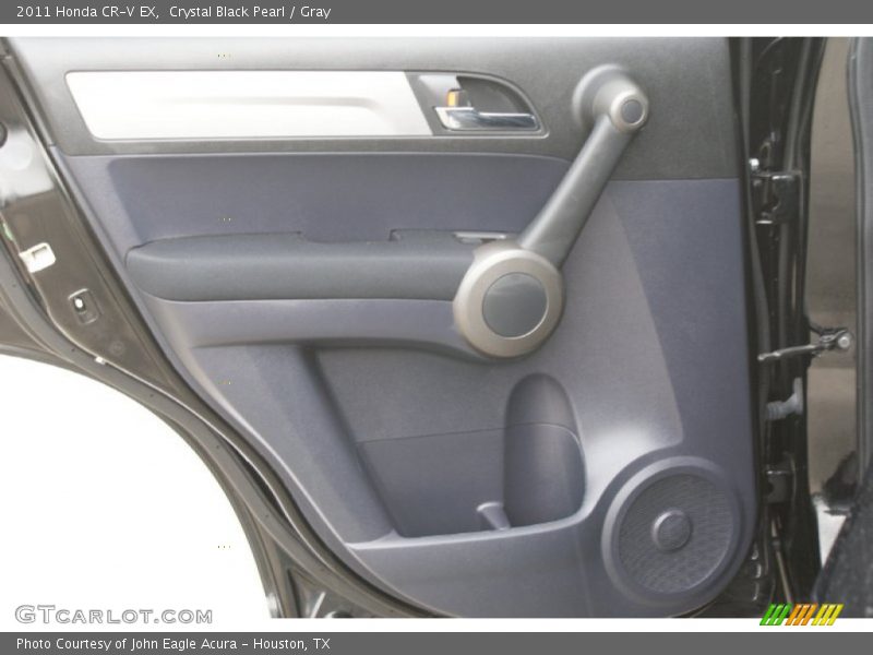 Crystal Black Pearl / Gray 2011 Honda CR-V EX