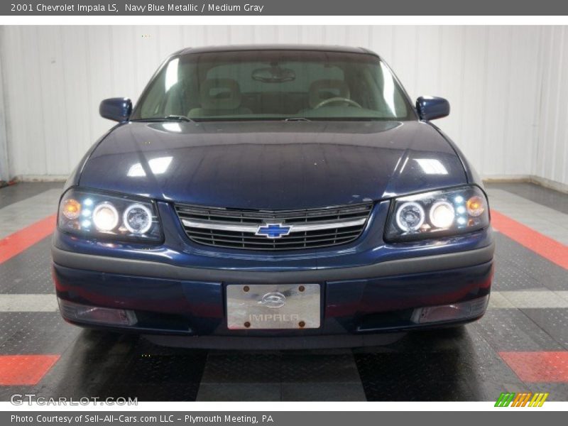 Navy Blue Metallic / Medium Gray 2001 Chevrolet Impala LS