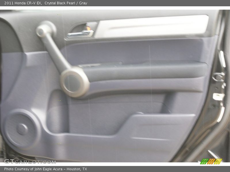 Crystal Black Pearl / Gray 2011 Honda CR-V EX