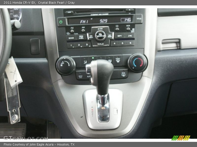 Crystal Black Pearl / Gray 2011 Honda CR-V EX