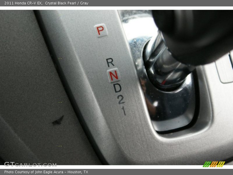 Crystal Black Pearl / Gray 2011 Honda CR-V EX