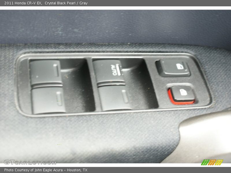 Crystal Black Pearl / Gray 2011 Honda CR-V EX