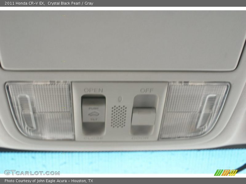 Crystal Black Pearl / Gray 2011 Honda CR-V EX