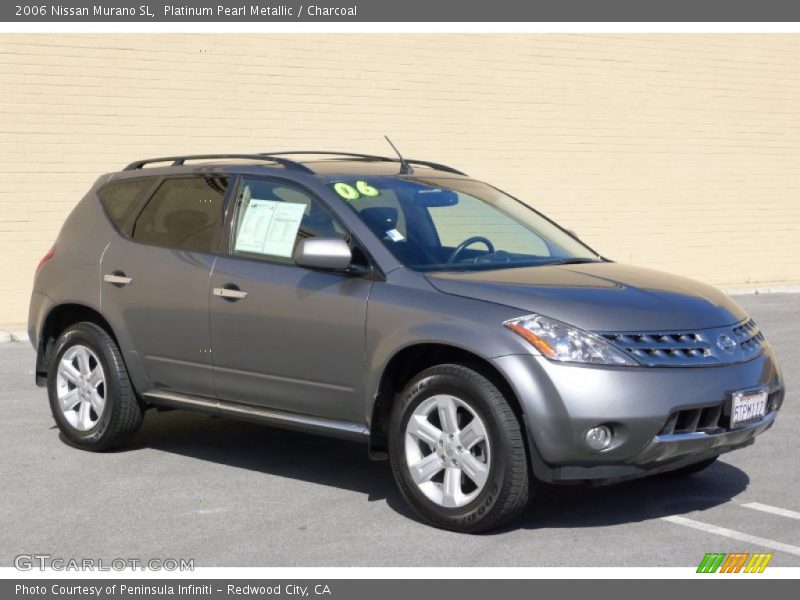 Platinum Pearl Metallic / Charcoal 2006 Nissan Murano SL