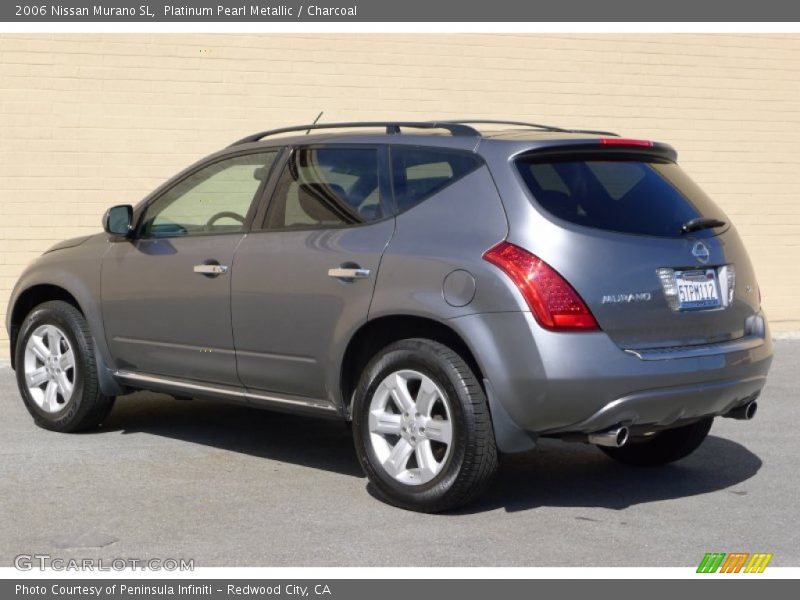 Platinum Pearl Metallic / Charcoal 2006 Nissan Murano SL