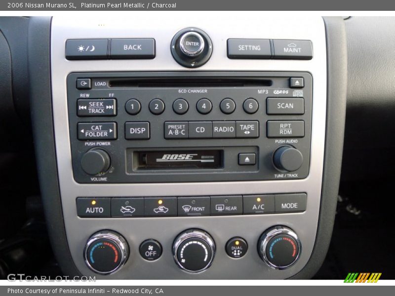 Platinum Pearl Metallic / Charcoal 2006 Nissan Murano SL