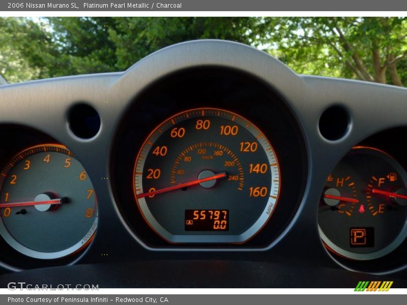Platinum Pearl Metallic / Charcoal 2006 Nissan Murano SL