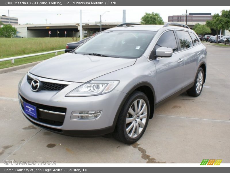 Liquid Platinum Metallic / Black 2008 Mazda CX-9 Grand Touring