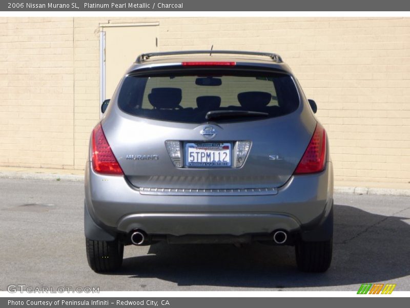 Platinum Pearl Metallic / Charcoal 2006 Nissan Murano SL