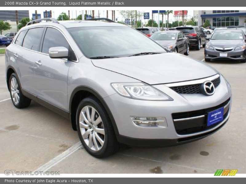 Liquid Platinum Metallic / Black 2008 Mazda CX-9 Grand Touring