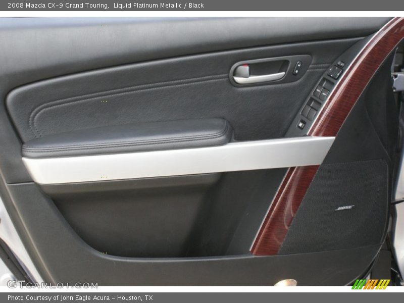 Liquid Platinum Metallic / Black 2008 Mazda CX-9 Grand Touring