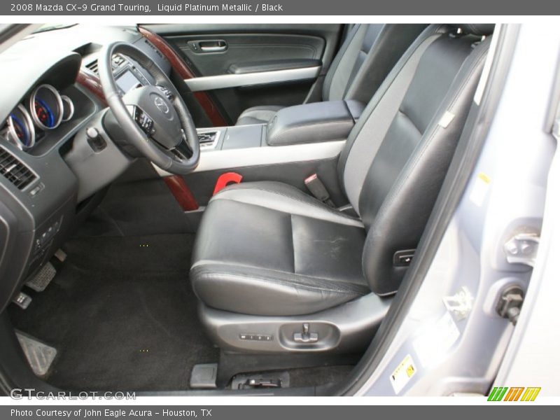 Liquid Platinum Metallic / Black 2008 Mazda CX-9 Grand Touring