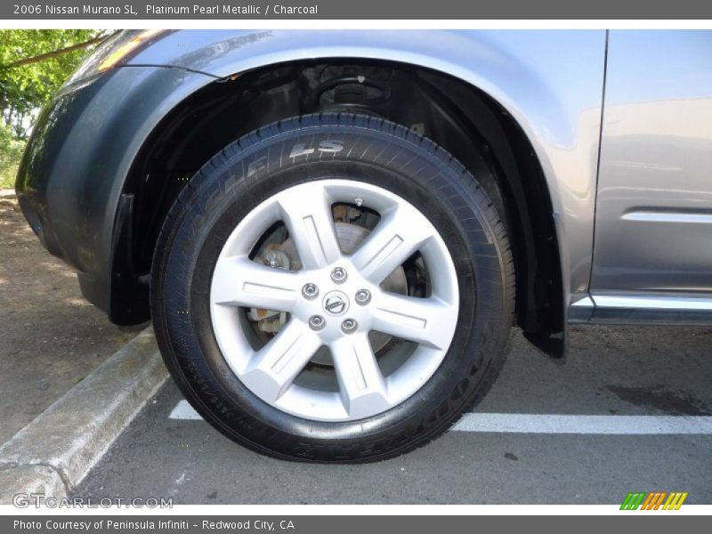 Platinum Pearl Metallic / Charcoal 2006 Nissan Murano SL