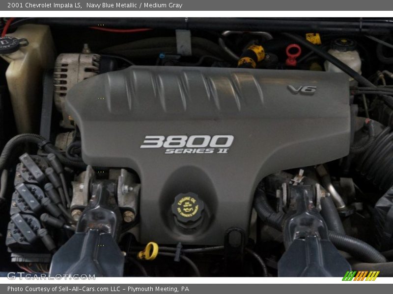 Navy Blue Metallic / Medium Gray 2001 Chevrolet Impala LS