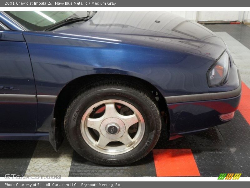 Navy Blue Metallic / Medium Gray 2001 Chevrolet Impala LS