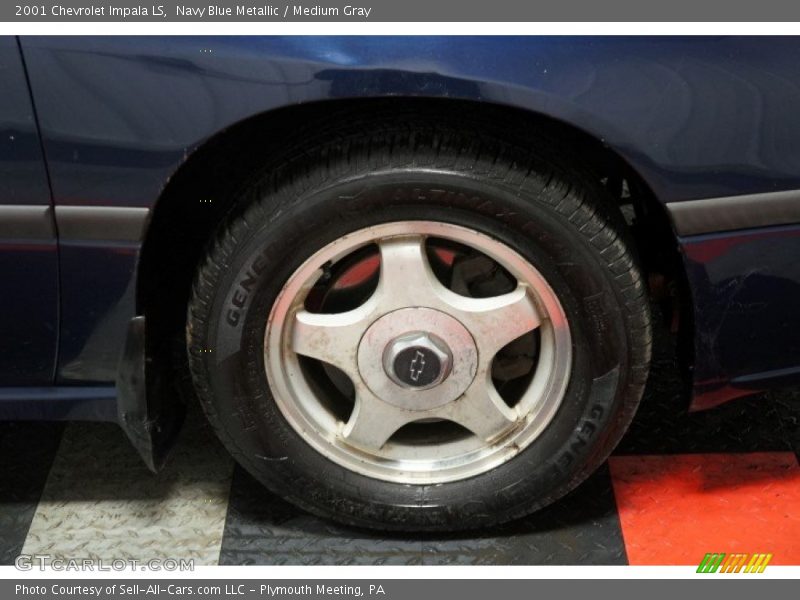 Navy Blue Metallic / Medium Gray 2001 Chevrolet Impala LS