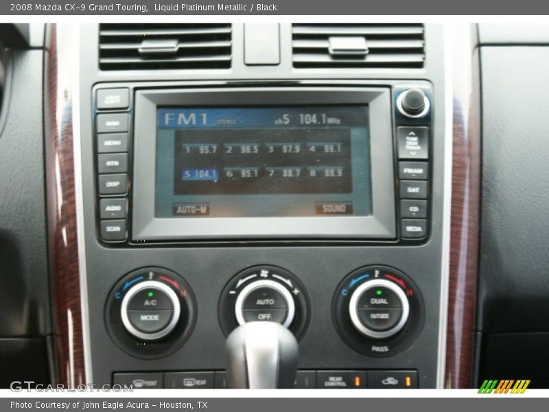 Liquid Platinum Metallic / Black 2008 Mazda CX-9 Grand Touring