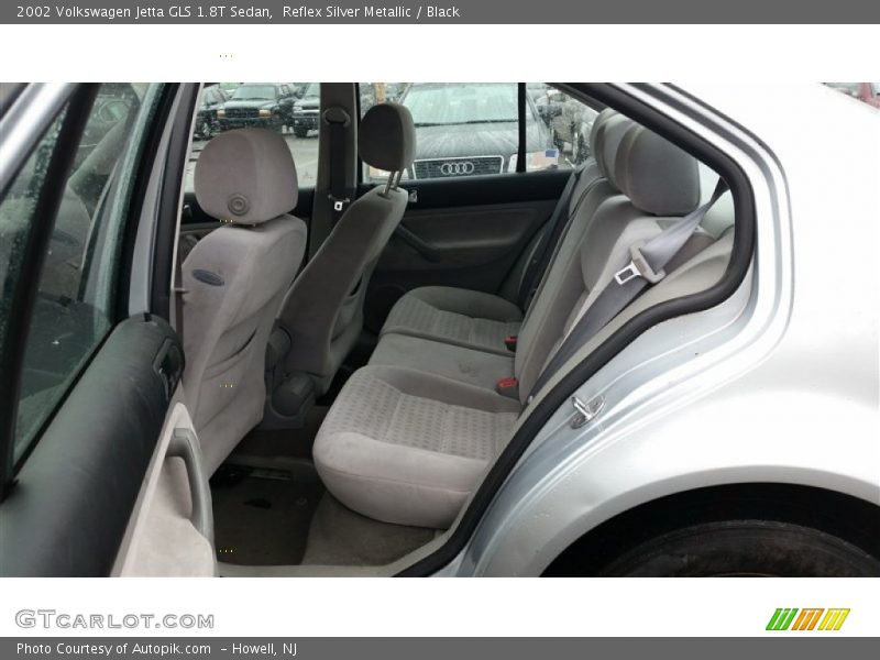 Reflex Silver Metallic / Black 2002 Volkswagen Jetta GLS 1.8T Sedan