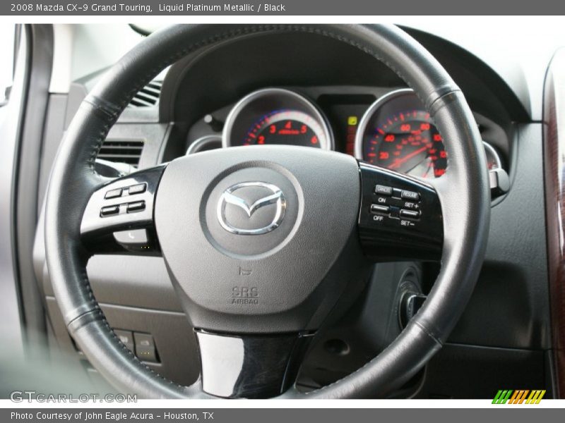Liquid Platinum Metallic / Black 2008 Mazda CX-9 Grand Touring