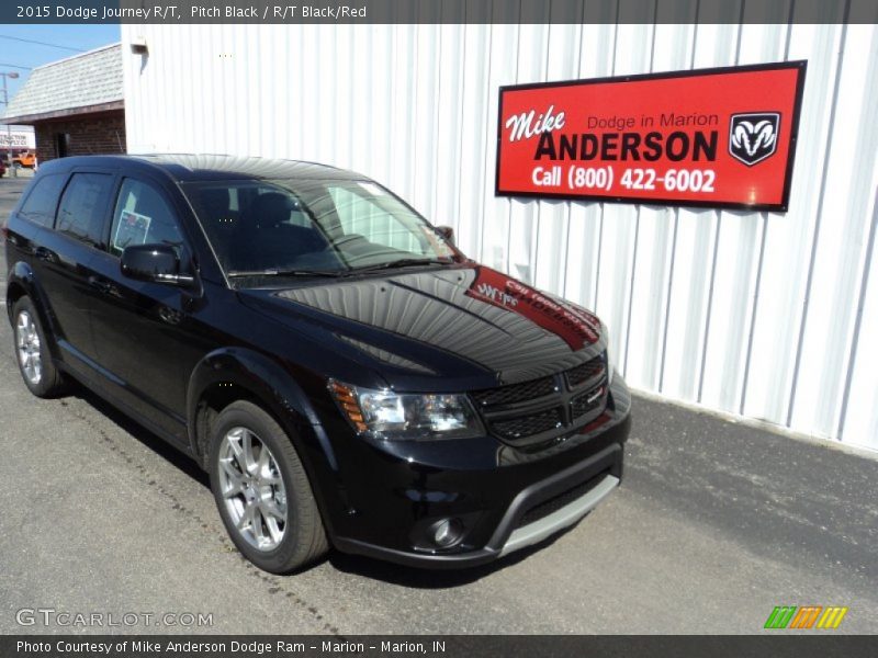 Pitch Black / R/T Black/Red 2015 Dodge Journey R/T