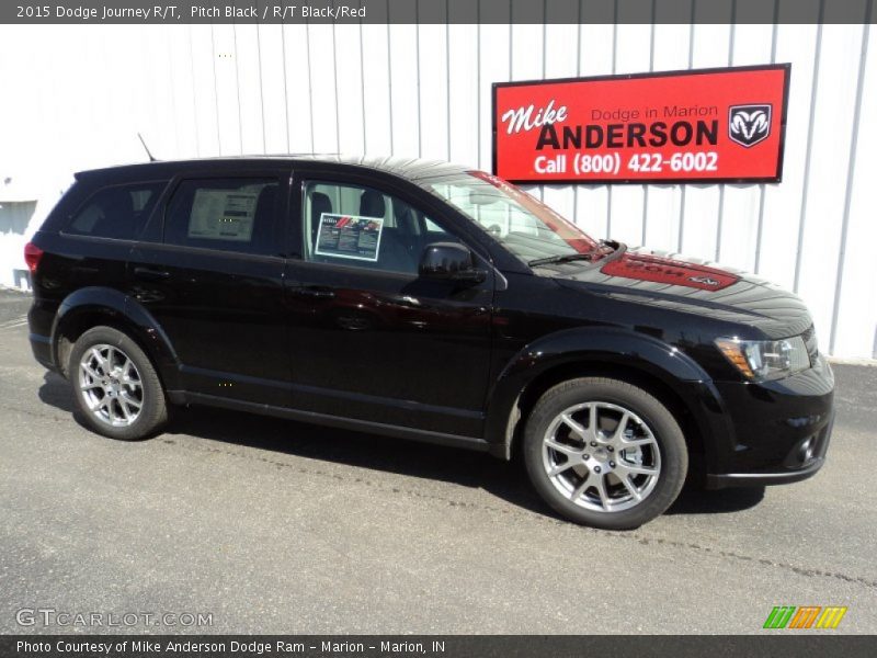 Pitch Black / R/T Black/Red 2015 Dodge Journey R/T