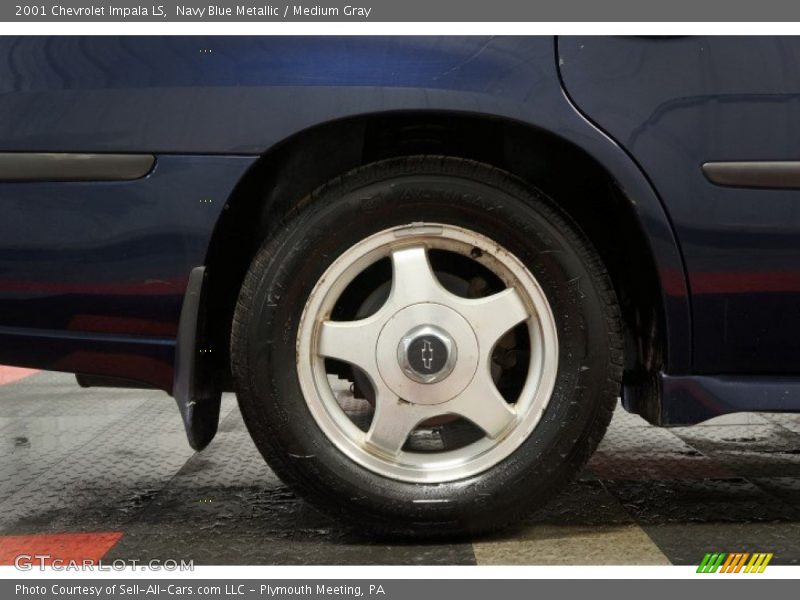 Navy Blue Metallic / Medium Gray 2001 Chevrolet Impala LS