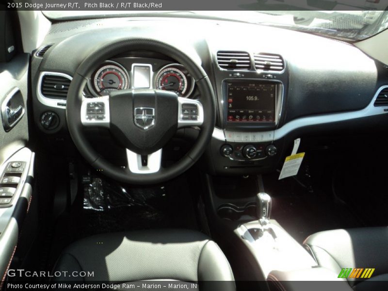 Pitch Black / R/T Black/Red 2015 Dodge Journey R/T
