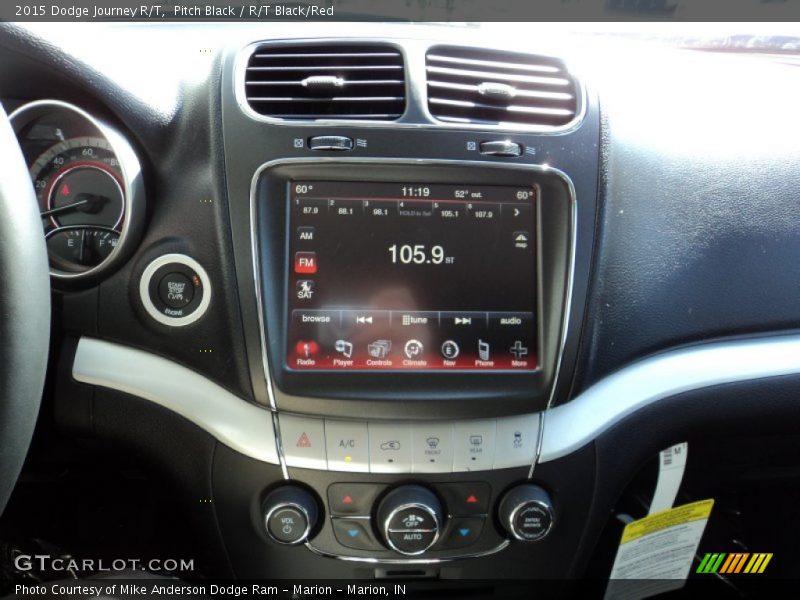Pitch Black / R/T Black/Red 2015 Dodge Journey R/T