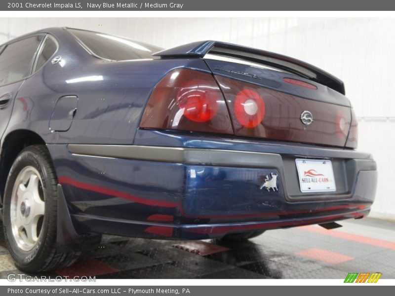 Navy Blue Metallic / Medium Gray 2001 Chevrolet Impala LS