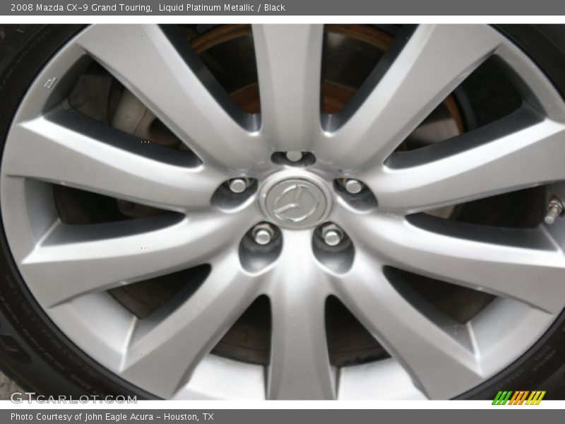 Liquid Platinum Metallic / Black 2008 Mazda CX-9 Grand Touring