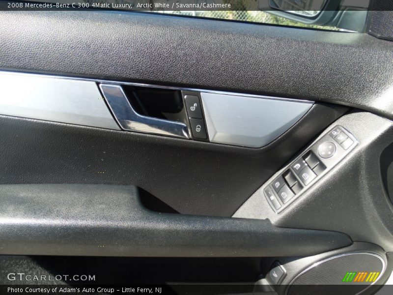 Arctic White / Savanna/Cashmere 2008 Mercedes-Benz C 300 4Matic Luxury