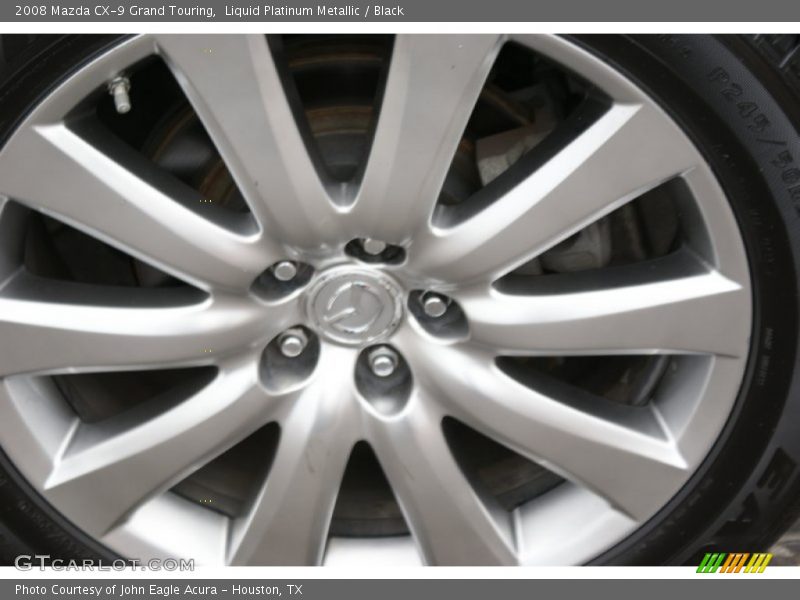 Liquid Platinum Metallic / Black 2008 Mazda CX-9 Grand Touring
