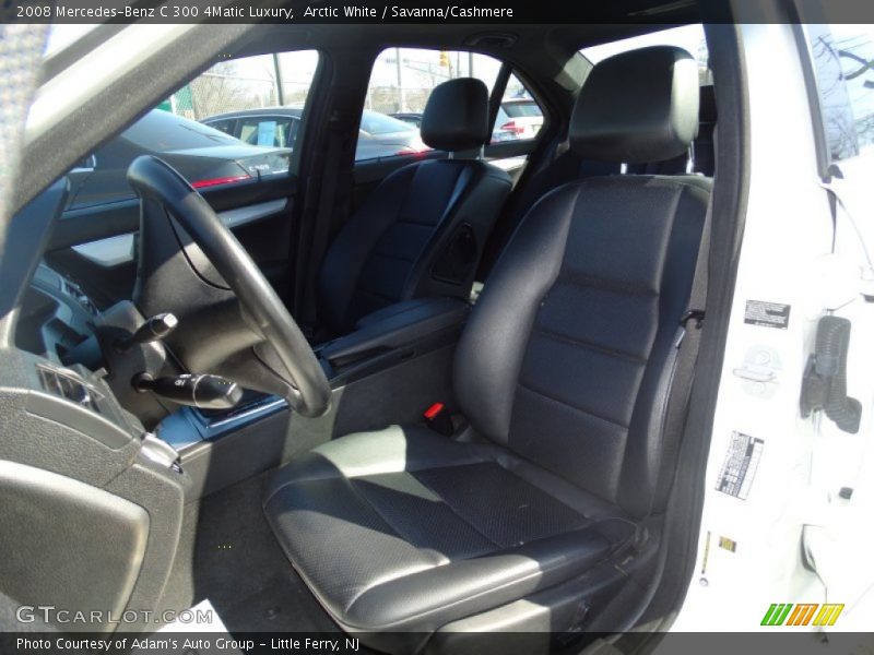 Arctic White / Savanna/Cashmere 2008 Mercedes-Benz C 300 4Matic Luxury