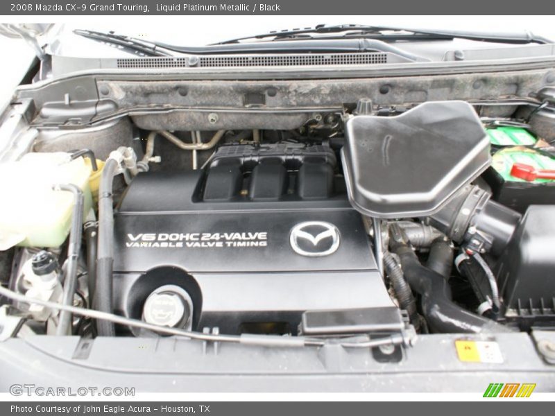 Liquid Platinum Metallic / Black 2008 Mazda CX-9 Grand Touring