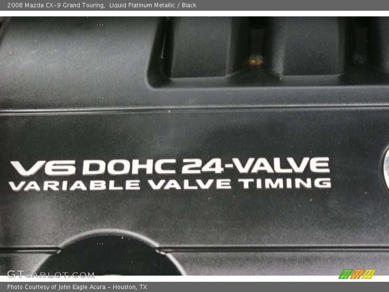 Liquid Platinum Metallic / Black 2008 Mazda CX-9 Grand Touring