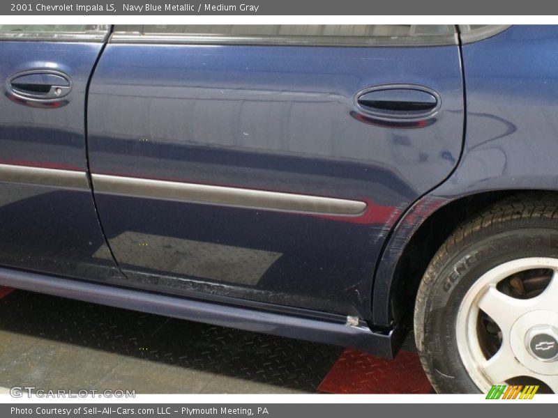 Navy Blue Metallic / Medium Gray 2001 Chevrolet Impala LS