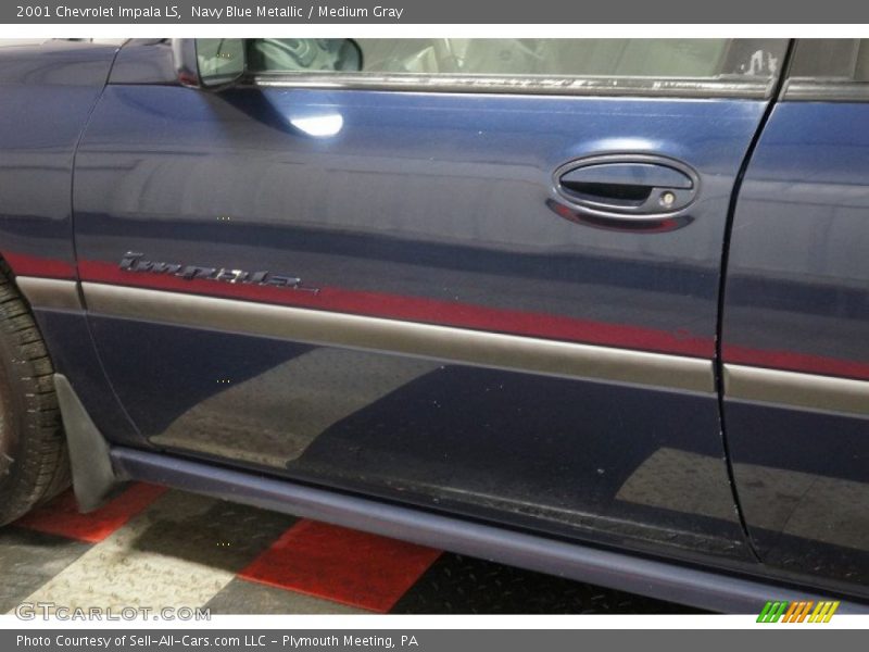 Navy Blue Metallic / Medium Gray 2001 Chevrolet Impala LS