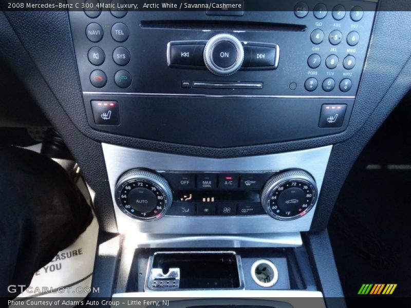 Arctic White / Savanna/Cashmere 2008 Mercedes-Benz C 300 4Matic Luxury